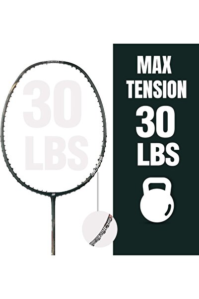 YONEX AstroxLite 43i Graphite Strung Badminton Racket | 77gms | 30lbs String Tension | Dark Green