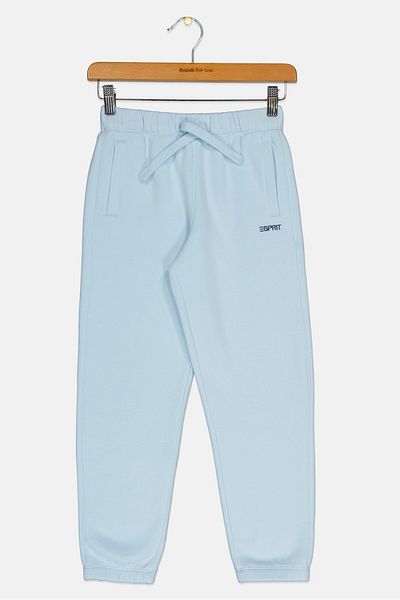 Esprit Kids Boy Embroidered Logo Sweatpants, Light Blue