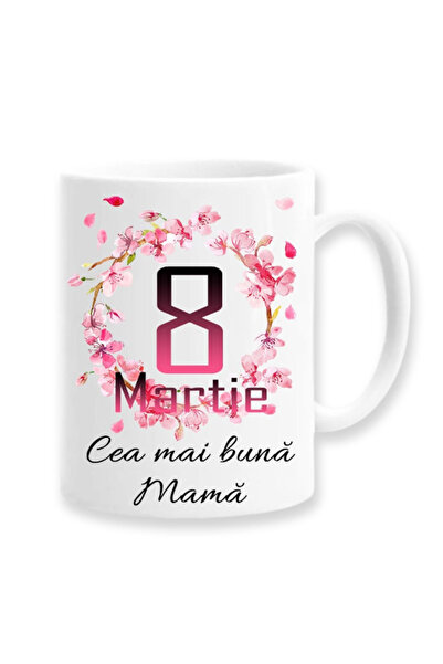 OEM Cană albă personalizată „cea mai bună mamă”, Inovatix®. 330ml