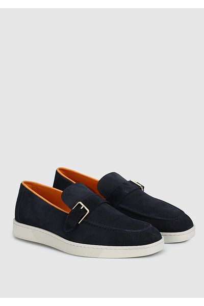 Provoq Leather Men's Shoes - Navy Blue