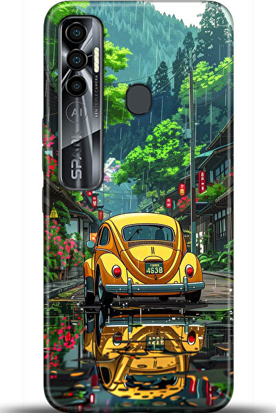 TECNO حافظة سبارك 7 برو مطبوعة بدقة عالية - سلسلة ماستر ميند 5561