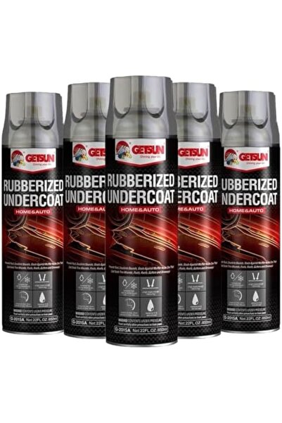 Generic عرض كومبو - 5 قطع من طلاء الرش المطاطي الأساسي لحماية هيكل السيارة