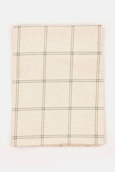 Muy Mucho Grid Water Repellent Cushion Cover 30 X 50 Cm, White