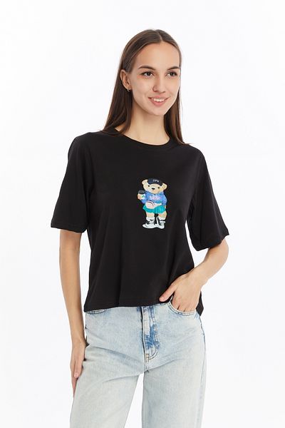 CNR TEKSTİL ΓΥΝΑΙΚΕΙΟ TSHIRT ΑΡΚΟΥΔΑ