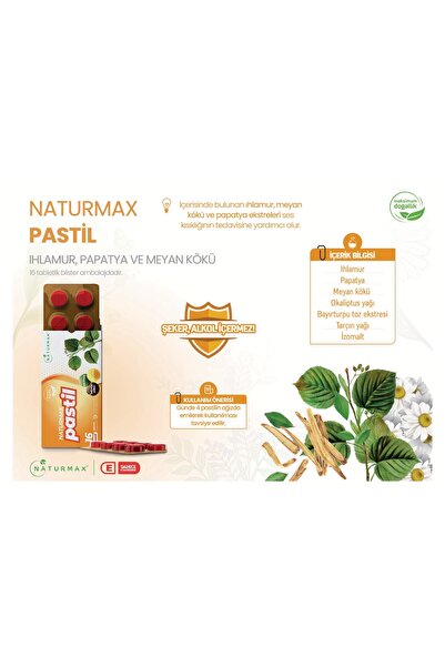 Naturmax 16'lı Pastil Sarı Ihlamur & Papatya