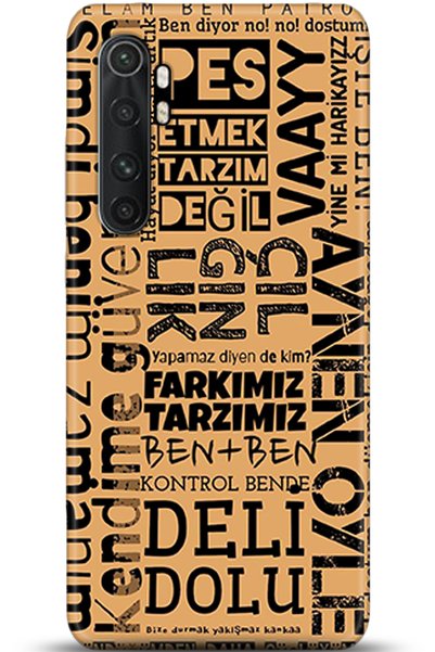 Noprin Xiaomi Mi Note 10 Lite Case Hd Printed Case - Mastermind Series 5588