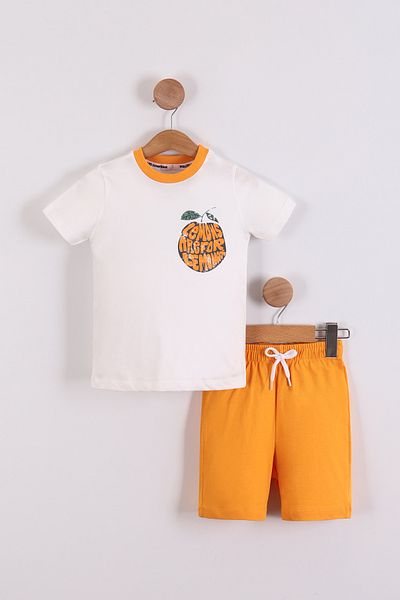 Pollito Boy's Lemons Arefor Lemonade Printed T-Shirt Shorts Set of 2