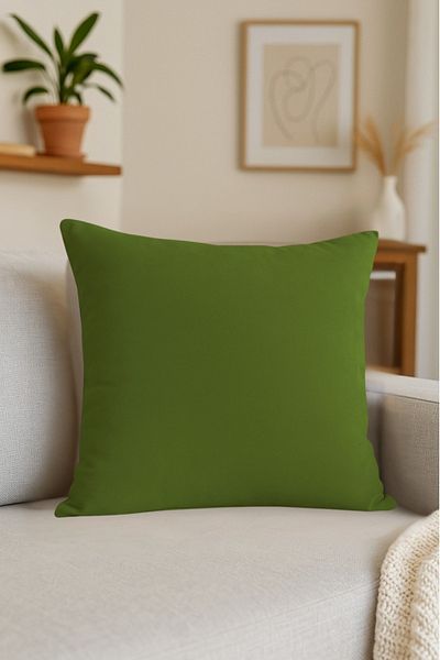 Luvora Home Luna Series Velvet Textured Cushion Cover - Grass Green