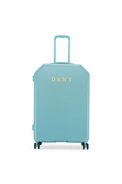 Dkny Allure Hardside Trolley Bag with 4 Spinner Wheels, ABS+PC Case Luggage with TSA Lock Color SEAFOAM