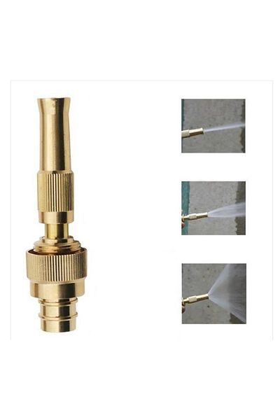 BGA Garden Watering Hose End Brass Nozzle High Pressure Car Wash Brass Hose Nozzle