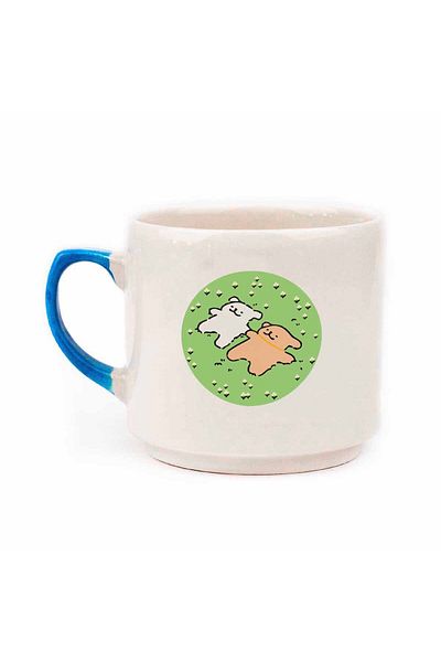 PALTO TASARIM Kiki Cream and Kawaii Mug - Glossy Mug, Exquisite Mug