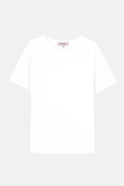 Reflect Studio Tricou Basic Modal - Alb