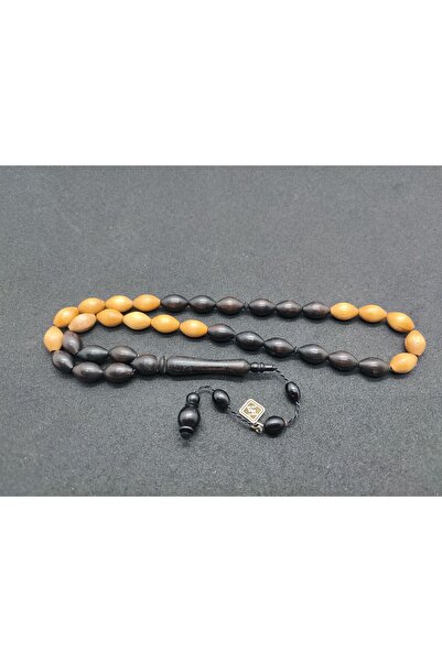 İskeçe Tesbih Măestru Halil Hilmi Opere dublă culoare abanos certificat 7562