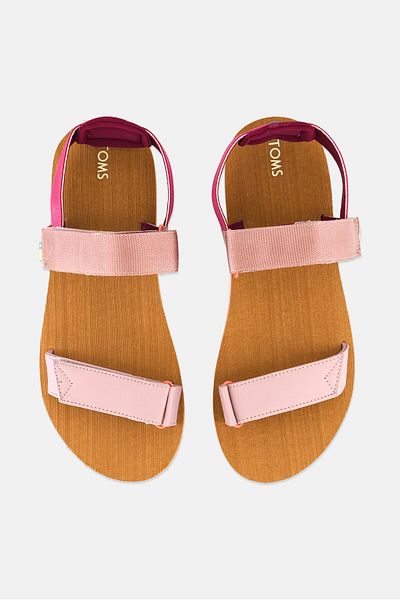 Toms Women Ray Velcro Sandal, Multicolor