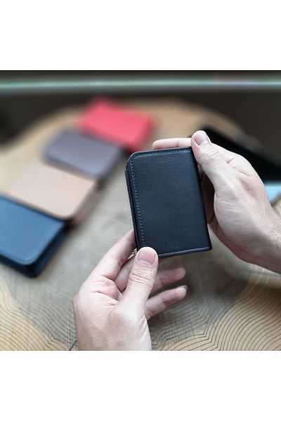 yedideri Θήκη επισκέψεων για κάρτα Unisex K11 YD από γνήσιο δέρμα