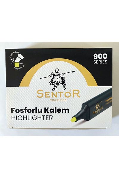 Sentor Pink Color Highlighter 12 Pieces
