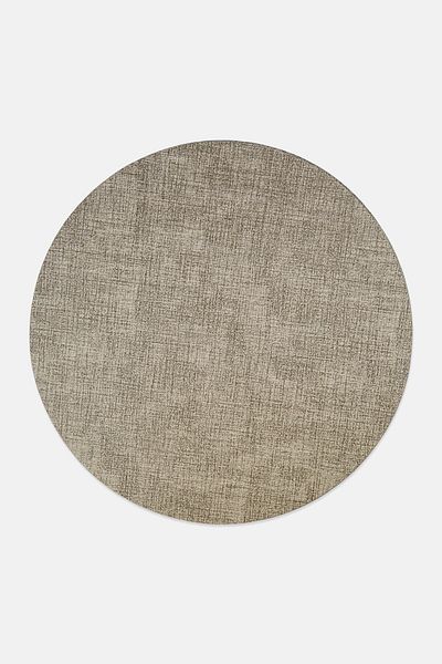 YOTO 4 Pcs Round Placemats 38 Dia Cm, Grey