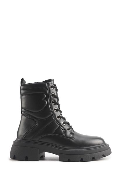 Polaris 324663 .Z 4Pr Czarne Damskie Buty Rockowe