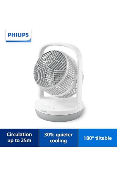 Philips مروحة طاولة سلسلة 2000، 24 واط، بيضاء، CX2050/00