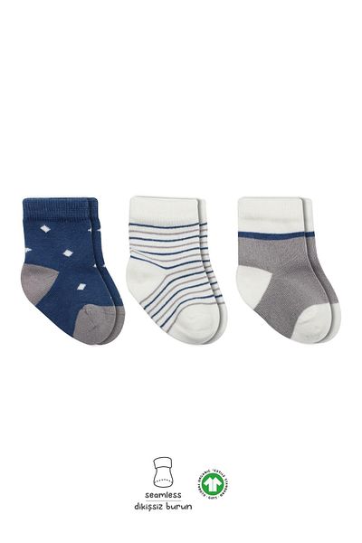 Bistyle Indigo Men's Socks Set of 3 - Bs10111
