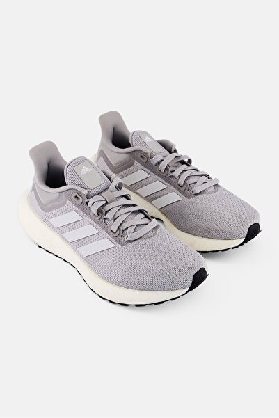 adidas Kids Boy Pureboost Jet Lace Up Running Shoes, Grey