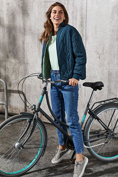 Tchibo Women Reversible Quilted Jacket, Blue