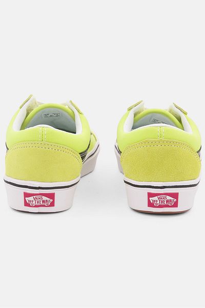 Vans Kids Boy Comfycush Old Lace Up Casual Shoes, Neon Green