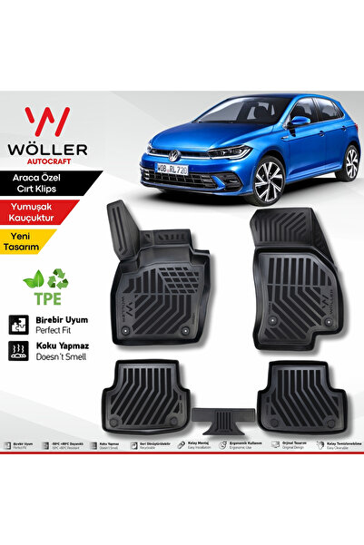 wöller Volkswagen Polo Paspas Makyajlı 2021 Sonrası 3d Havuzlu Paspas
