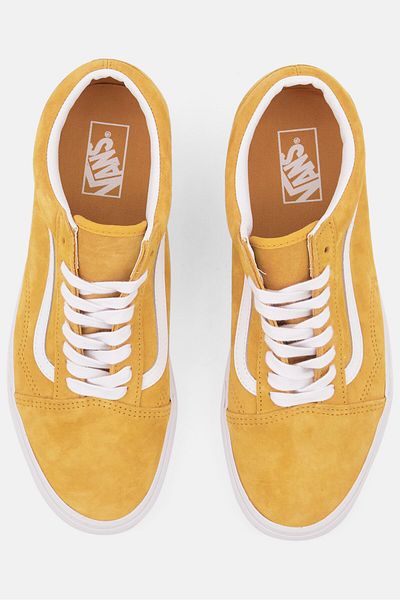 Vans Men Old Skool Lace Up Skate Shoes, Yellow