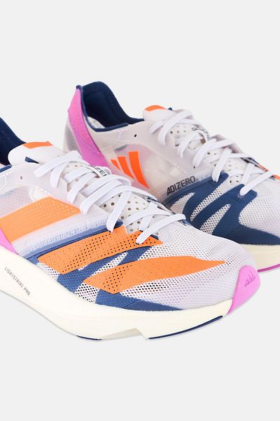 adidas Kids Boys Adizero Takumi Sen 8 Lace Up Running Shoes, Multicolor