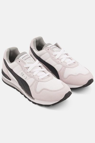 Puma Kids Boy Lace Up Tx-3 Sport Shoes, White Combo