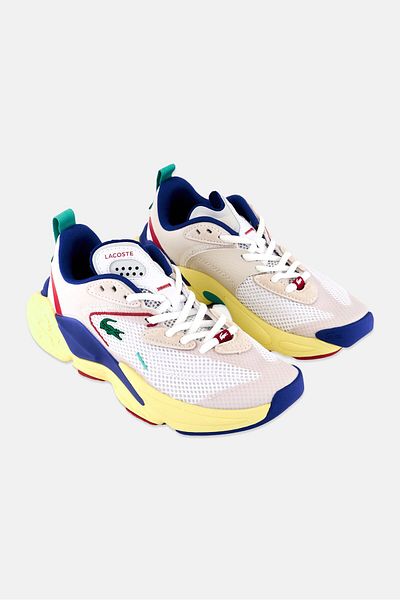 Lacoste Women Brand Logo Lace Up Shoes, White
