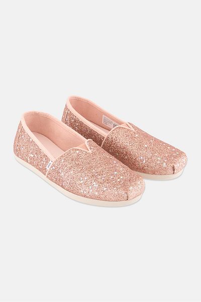 Toms Women Slip On Shoes, Rose Gold