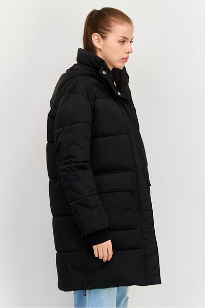 Hugo Boss Women Hooded Quilted Jacket, Black
