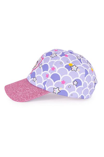 Milk & Moo Milk&Moo Little Mermaid 4-6 Years Old Girl's Hat - Glittery, Adjustable, Summer Model