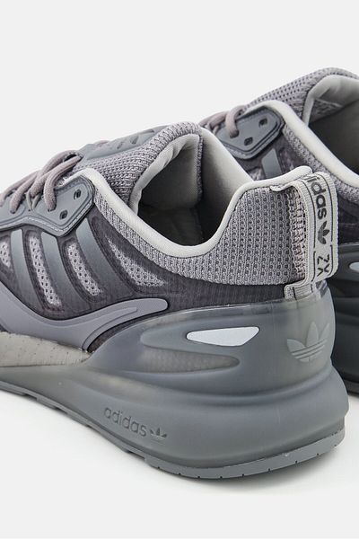 adidas Kids Boy Zx 2k Boost Lace Up Sports Shoes, Grey