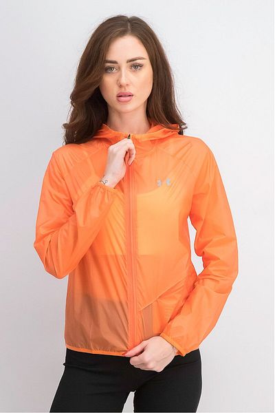 Under Armour Women Regular Fit Long Sleeve Hoodies Running Jacket, Orange
