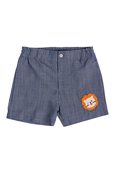 Miny Center Baby Boy Shorts Blue