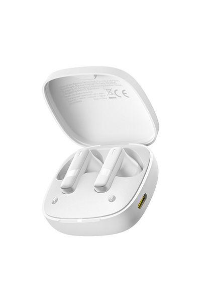 Baseus Bowie E20 True Wireless Earbuds With 2 Enc Mics, 33h Playtime - White