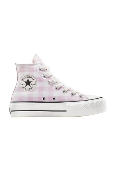 converse حذاء رياضي نسائي من Chuck Taylor All Star Lift باللون الوردي والأبيض