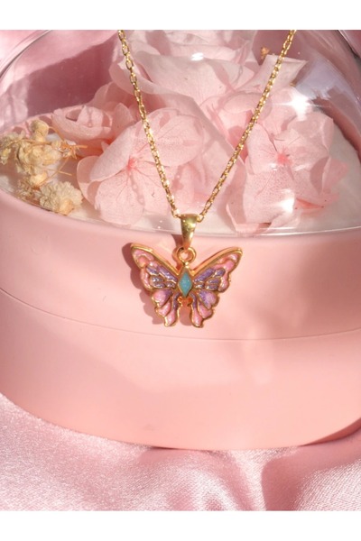 Reorah Collection Fairytopia Elina Kelebek Kolye 925 Gümüş-altın Kaplama
