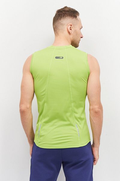 Asics Men Sportswear Fit Sleeveless Running Tank, Green