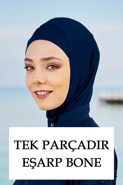 Remsa Mayo Μαντίλι πισίνας Navy Blue RBE-01 Sea Scarf