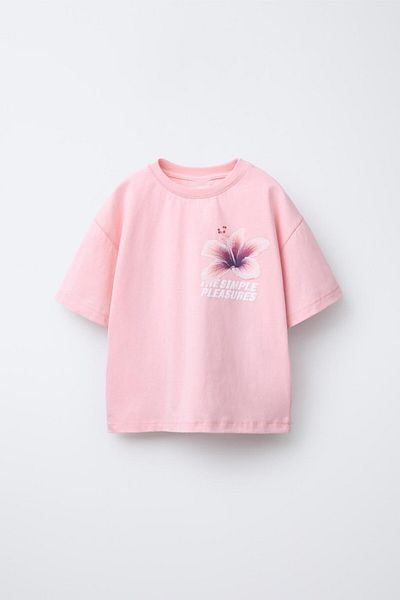 The Champ Clothing Me Simple Pleasures Printed Girl's 100% Cotton T-Shirt