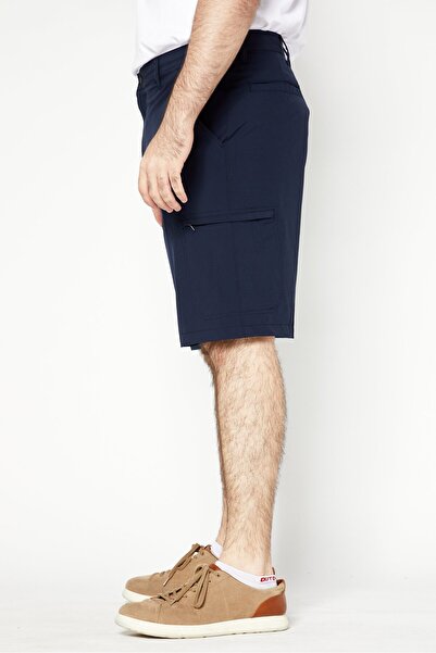 Chaps Men Sportswear Fit Plain 9 Inseam Training Shorts, Navy