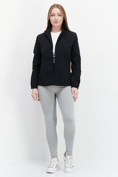 Greg Norman Women Mock Neck Long Sleeve Solid Sweatshirt, Black