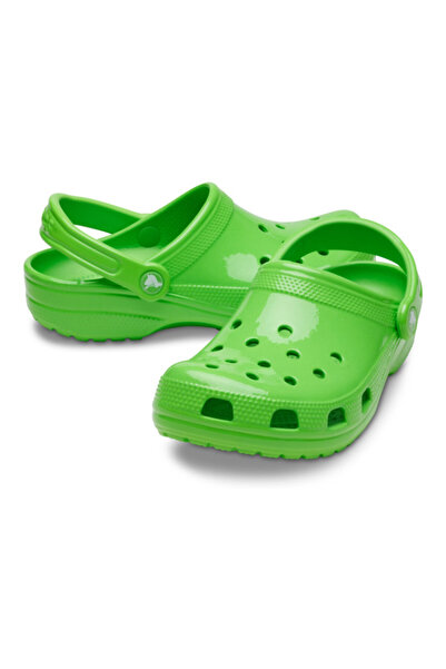 Crocs Sabot de iluminator neon clasic - slime verde