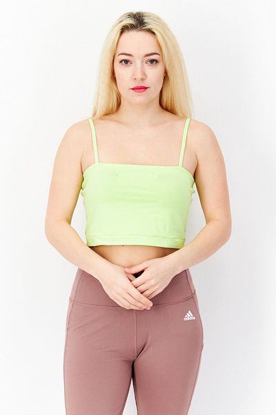 adidas Women Sportswear Fit Sleeveless Training Top, Lime Green