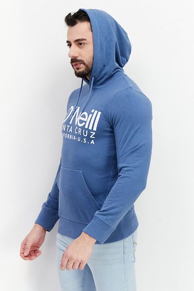O'Neill Men Hooded Long Sleeve Graphic Print Sweatshirt, Blue