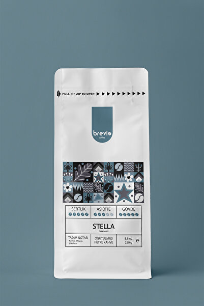 Stella Öğütülmüş Filtre Kahve 250 gr (Dark Roast)